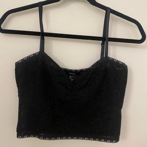 Lace black bralette